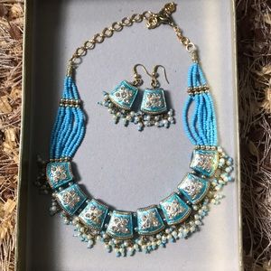 Pakistani/Indian style Necklace and earring set